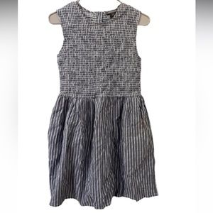 French Connection Stripe Smocked Dress.